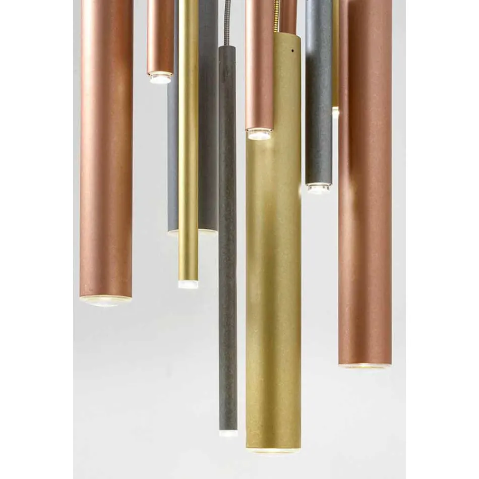 Llambë moderne për pezullim tubash me kabllo fleksibël - Tubò Aldo Bernardi Viadurini