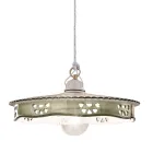 Llambë varëse prej hekuri të cilësisë së mirë qeramike dhe e punuar me dorë - Alessandria Viadurini