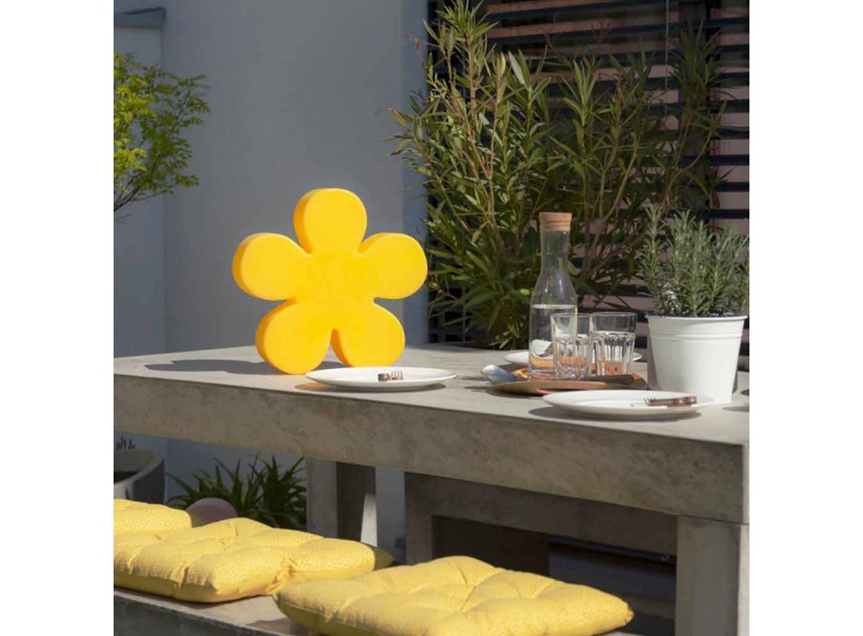 Llambë tavoline për Lule me ngjyra të Brendshme ose të Jashtme me Dizajn Modern - Fiorestar Viadurini