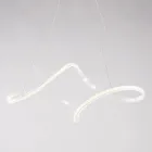 Llambë qelqi dhe metali e punuar me dorë, e prodhuar në Itali, për dhomën e ndenjes dhe dhomën e gjumit - Pictor Viadurini