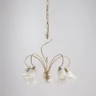 Llambë qelqi dhe metali e punuar me dorë për hapësira të rafinuara – Cometa Viadurini