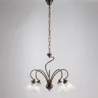 Llambë qelqi dhe metali e punuar me dorë për hapësira të rafinuara – Cometa Viadurini