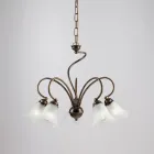 Llambë qelqi dhe metali e punuar me dorë për hapësira të rafinuara – Cometa Viadurini