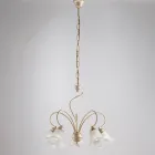 Llambë qelqi dhe metali e punuar me dorë për hapësira të rafinuara – Cometa Viadurini