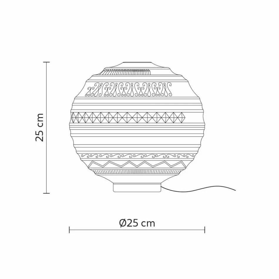 Llambë tavoline në xham të bardhë saten dhe dizajn modern metalik - Morse Viadurini