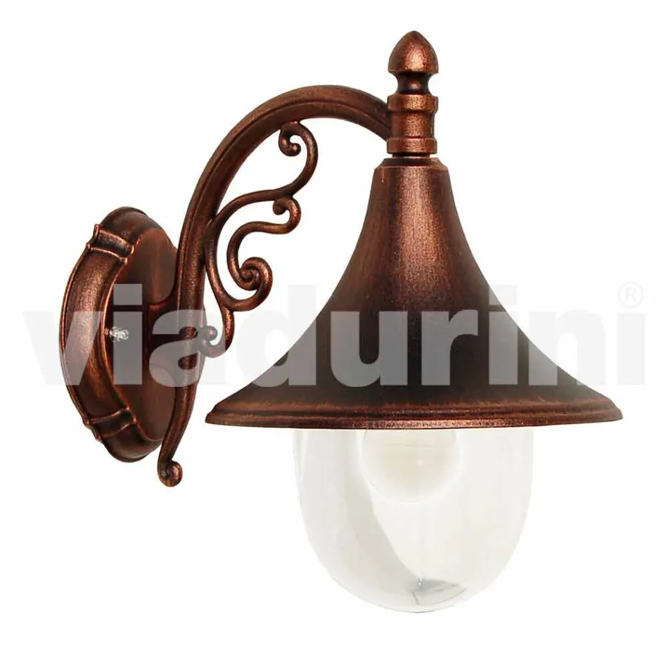 Llambë muri në natyrë me alumin alumini të ngordhur të bërë në Itali, Anusca Viadurini