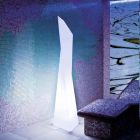 Llambë në natyrë Prisma Slide Manhattan e bardhë shkëlqyese e prodhuar në Itali Viadurini