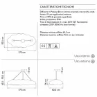Llambë pezullimi e dizajnit në natyrë në polietileni - Nefos nga Myyour Viadurini