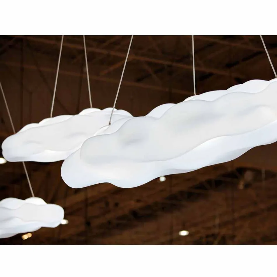 Llambë pezullimi e dizajnit në natyrë në polietileni - Nefos nga Myyour Viadurini