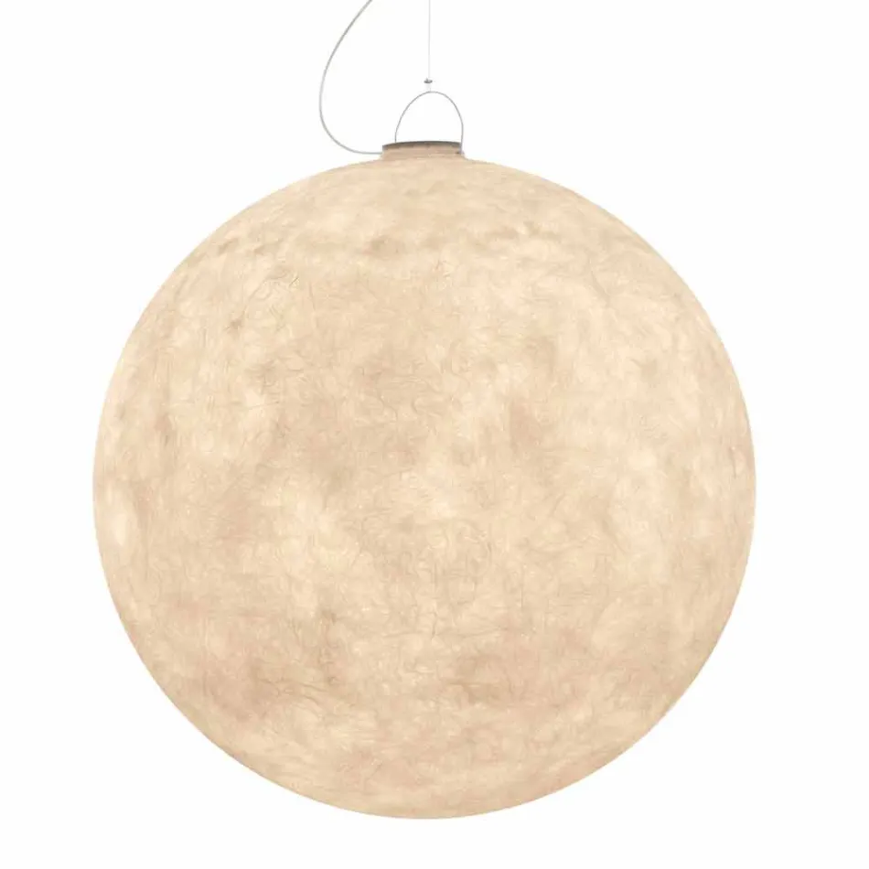 Llamba e jashtme me pezullim In-es.artdesign Luna Out në nebulit Viadurini