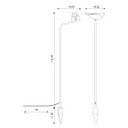 Llambë për natyrë në Majolicë toskane të smaltuar Prodhuar në Itali - Uccellino Viadurini