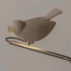 Llambë për natyrë në Majolica toskane të smaltuar Prodhuar në Itali - Uccellino Viadurini