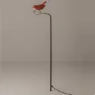 Llambë për natyrë në Majolicë toskane të smaltuar Prodhuar në Itali - Uccellino Viadurini