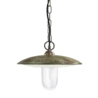 Llambë e jashtme prej bronzi, qelqi dhe IP44 e prodhuar në Itali - Drago Viadurini