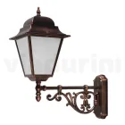 Llamba e jashtme në xhami dhe alumini në 5 dekorime të ndryshme - Alkimist Viadurini