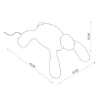 Llambë e jashtme e rikarikueshme dhe e zbehtë me prekje - Turtle Viadurini