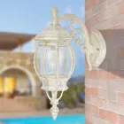 Llamba e jashtme e stilit të cilësisë së mirë në alumin të bardhë Prodhuar në Itali - Dodo Viadurini