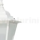 Llambë Vintage Outdoor në Alumin e Bardhë Prodhuar në Itali - Terella Viadurini