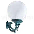 Llambë Kopshti me 2 Drita Akrilike dhe Strukturë Alumini - Trovanero Viadurini