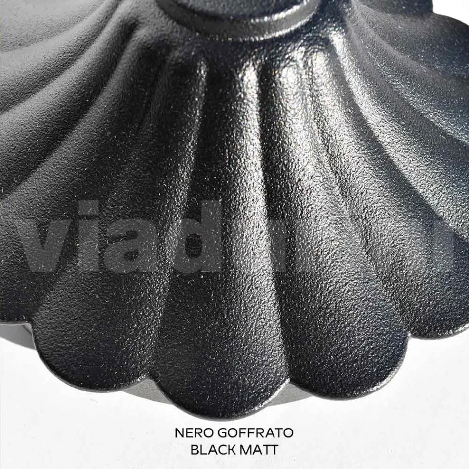 Llambë Kopshti me 2 Drita Akrilike dhe Strukturë Alumini - Trovanero Viadurini