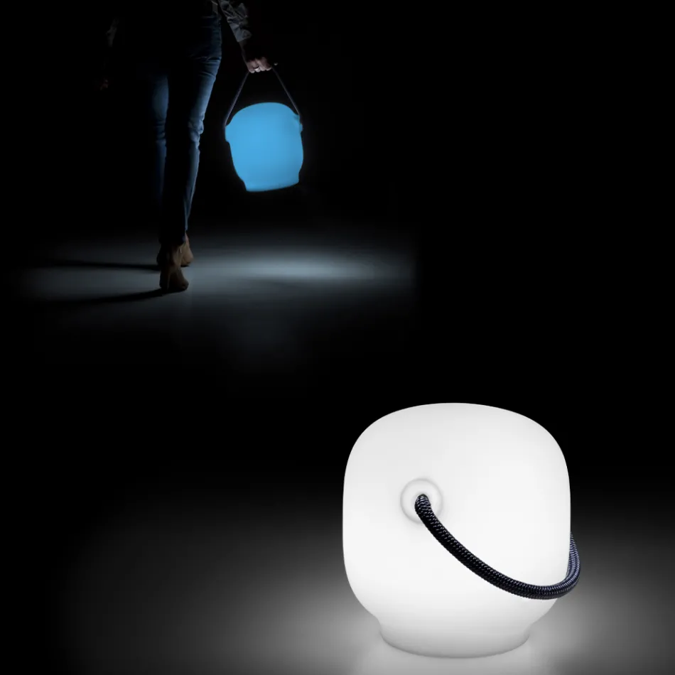 Llambë Kopshti në Polietileni me Dorezë Prodhuar në Itali - Galicia Viadurini