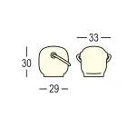 Llambë Kopshti në Polietileni me Dorezë Prodhuar në Itali - Galicia Viadurini