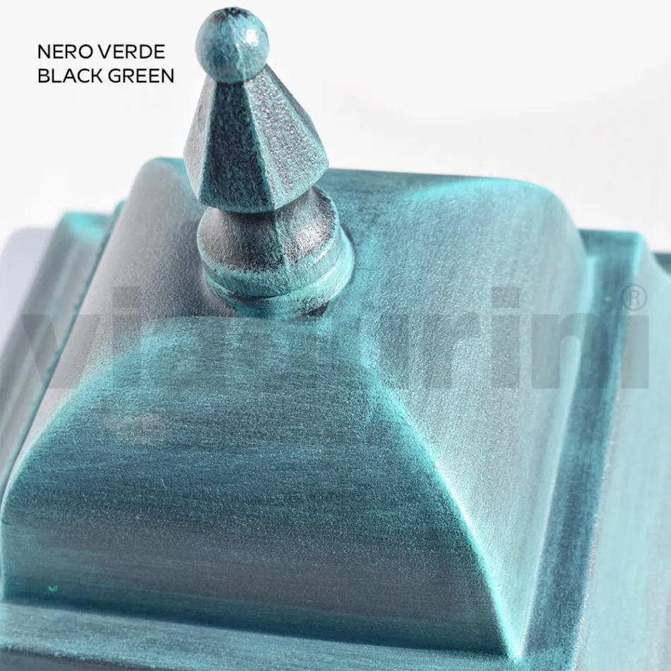 Llamba muri e jashtme nga alumini dhe xham transparent - Alkimist Viadurini