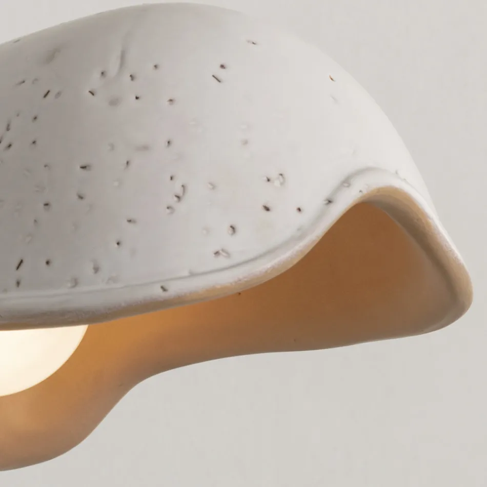 Llambë muri e punuar me dorë në Toskan Majolica Prodhuar në Itali - Toscot Bistrò Viadurini