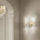 Llambë muri qelqi veneciane e punuar me dorë e prodhuar në Itali - Graham Viadurini