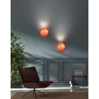 Llambë muri artizanale në xhami veneciane - Bolle Balloton Viadurini