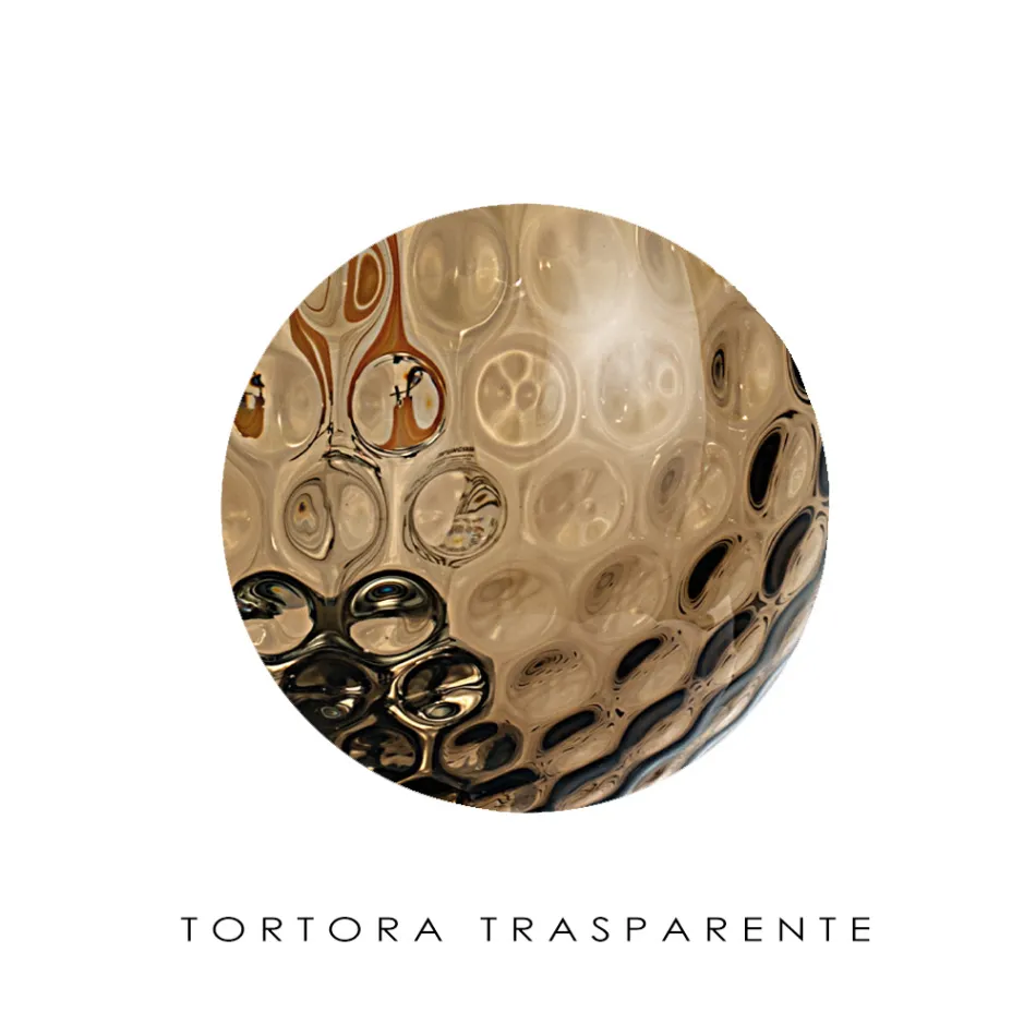 Llambë muri artizanale në xhami veneciane - Bolle Balloton Viadurini