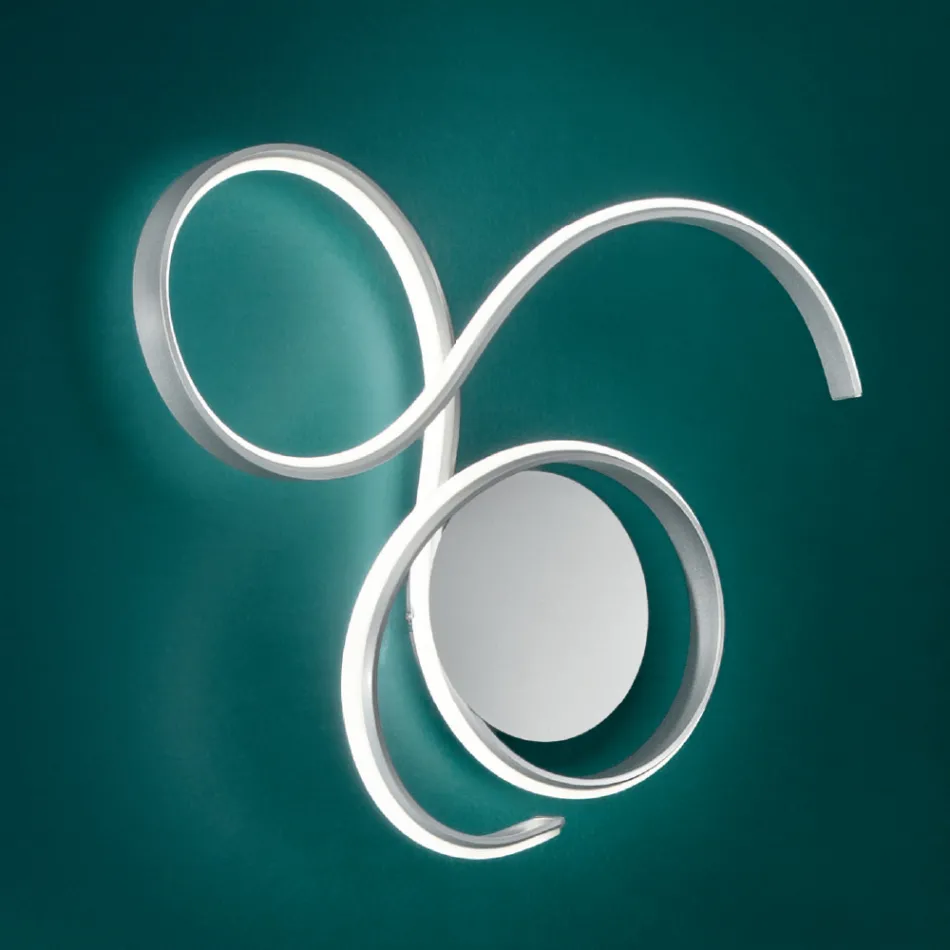 Llambë muri me LED në Dizajn Modern Metal të Pikturuar - Trella Viadurini