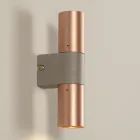 Llambë muri në qeramikë dhe bakër e punuar me dorë në Itali - Toscot Match Viadurini