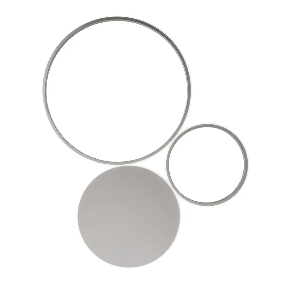 Llambë muri në metal të lyer me dizajn modern LED - Punto Viadurini