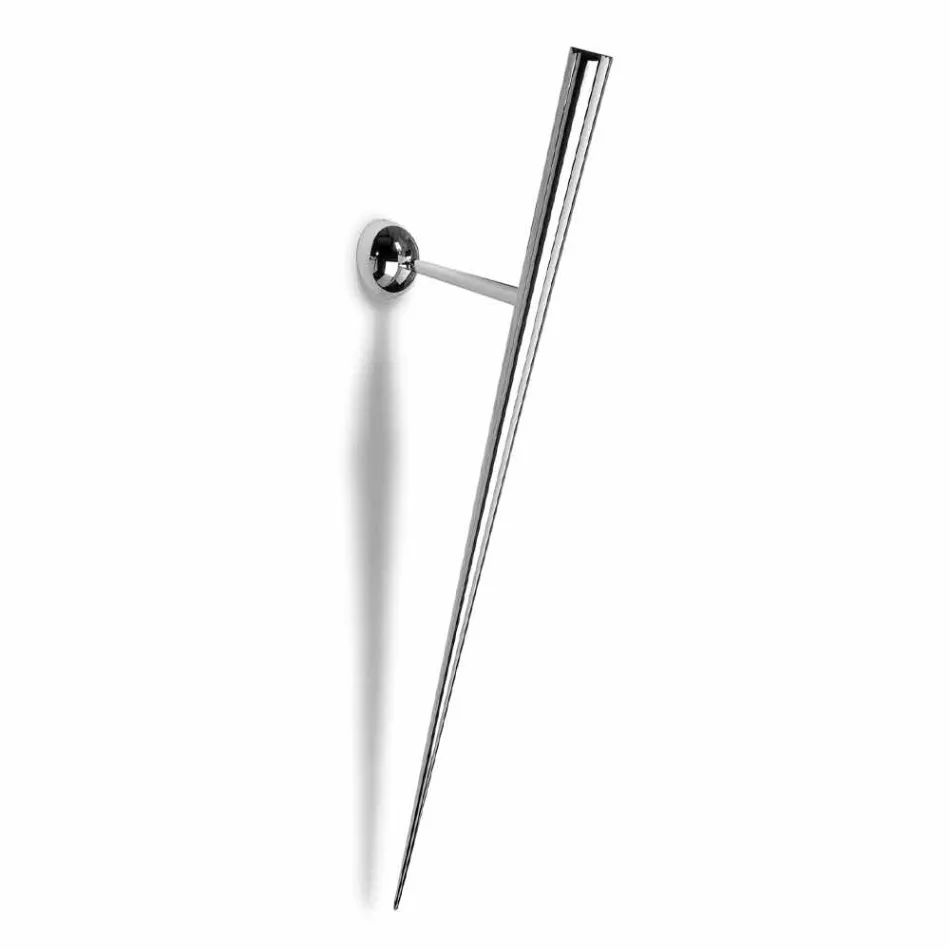 Llambë muri në metal të lyer me LED të integruar të prodhuar në Itali - Froni Viadurini