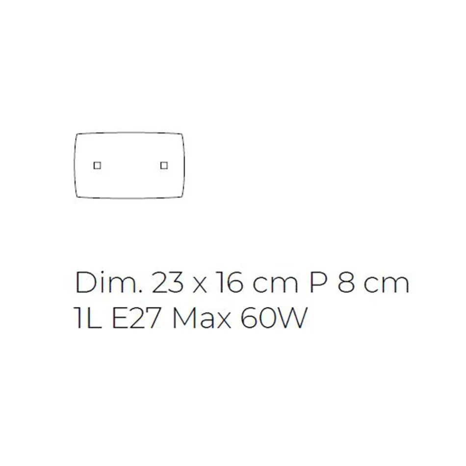 Llambë muri e qelqit të fryrë me dorë "Nëna e Perlës" në Venecia - Kristal Viadurini