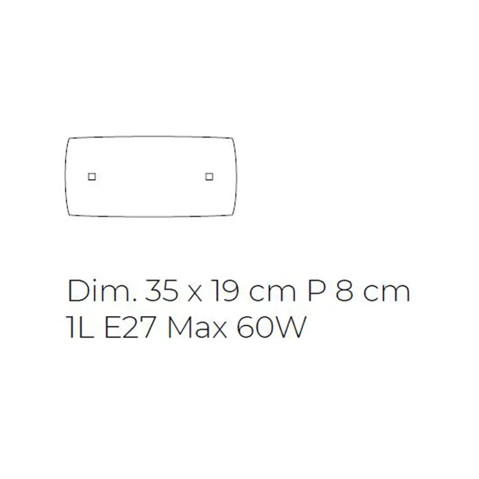 Llambë muri e qelqit të fryrë me dorë "Nëna e Perlës" në Venecia - Kristal Viadurini