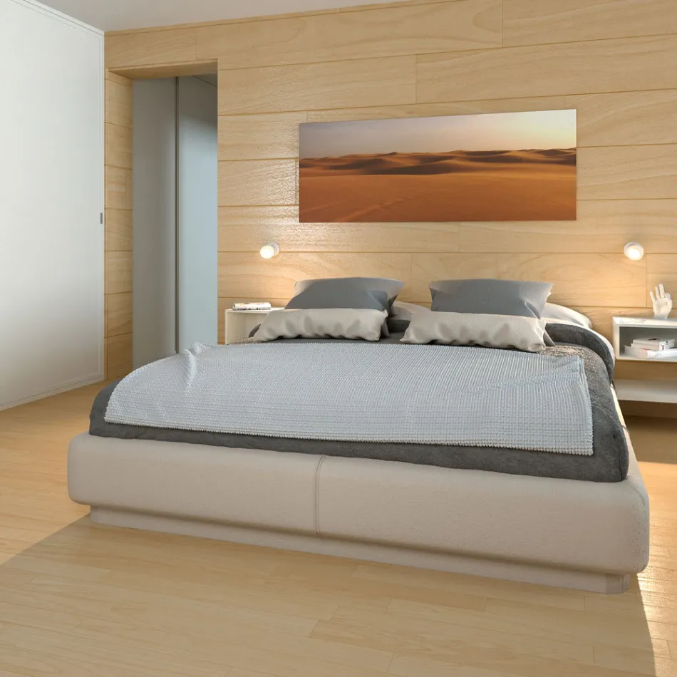 Llambë muri 14W Led për ambiente të brendshme në alumin të bardhë ose të zi - Kinë Viadurini