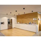 Llambë muri 14W Led për ambiente të brendshme në alumin të bardhë ose të zi - Kinë Viadurini