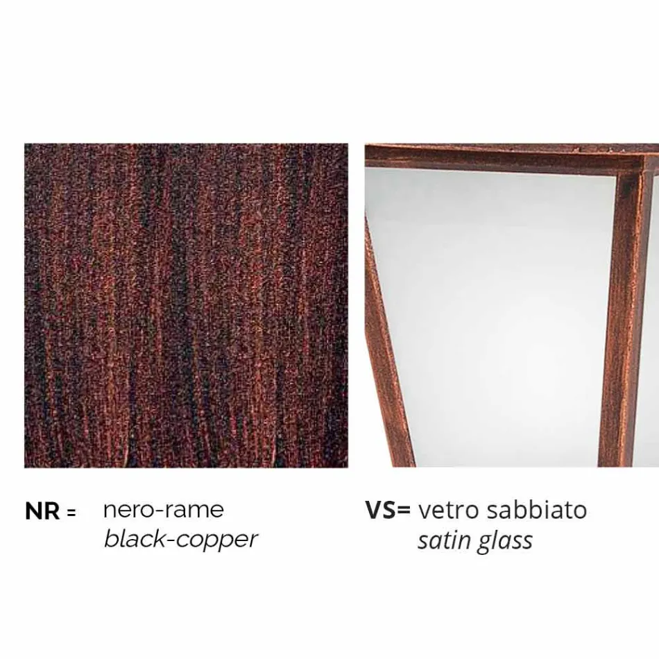 Llambë muri për natyrë klasike të bërë në Itali, alumini Kristel Viadurini