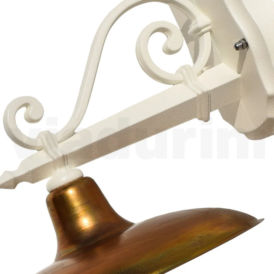 Llamba muri e jashtme në alumin dhe tunxh Prodhuar në Itali - Adela Viadurini