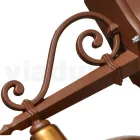 Llamba muri e jashtme në alumin dhe tunxh Prodhuar në Itali - Adela Viadurini