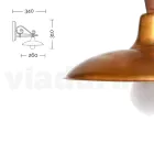 Llamba muri e jashtme në alumin dhe tunxh Prodhuar në Itali - Adela Viadurini