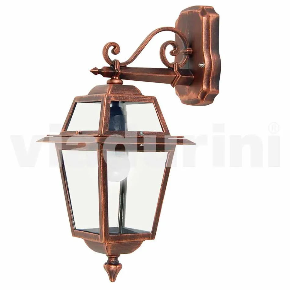 Llambë muri në natyrë në alumin, e bërë në Itali, Kristel Viadurini