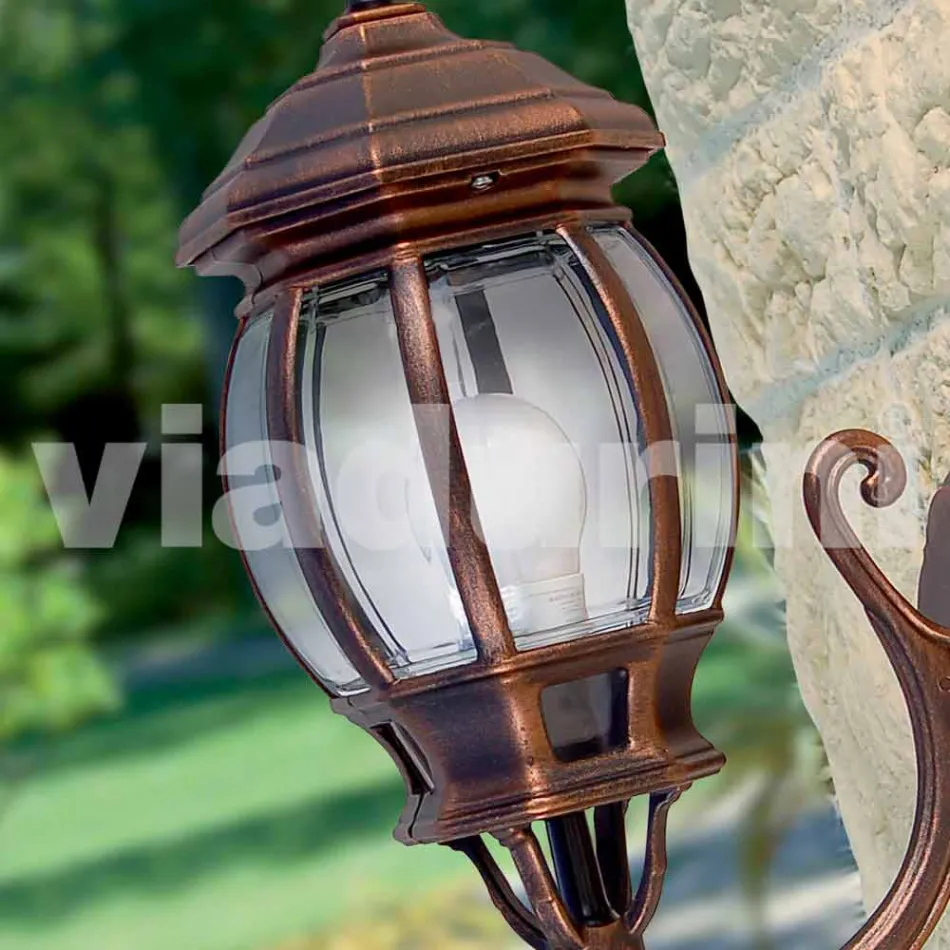 Llambë muri në natyrë në alumin, prodhuar në Itali, Anika Viadurini