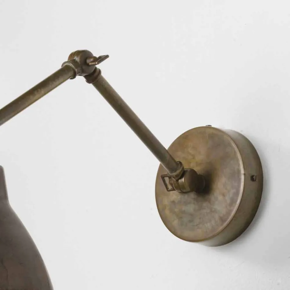 Llambë muri e rregullueshme në hekur Loft Il Fanale Viadurini