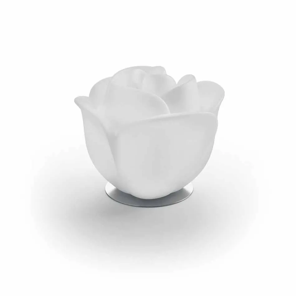 Llambë Tavoline në formë Trëndafili me RGBW Led Induksioni - Dashuria e Foshnjës nga Myyour Viadurini