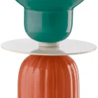 Llambë tavoline e lartë qeramike në 2 ngjyra Prodhuar në Itali - Berimbau Viadurini