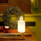 Projektimi i llambës së tavolinës me qiri të bardhë ose të kuq nga Slide - Fiammetta Viadurini