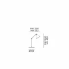 Llambë tryeze me nyje në tunxh dhe dizajn të cilësisë së mirë prej hekuri - Loft nga Il Fanale Viadurini